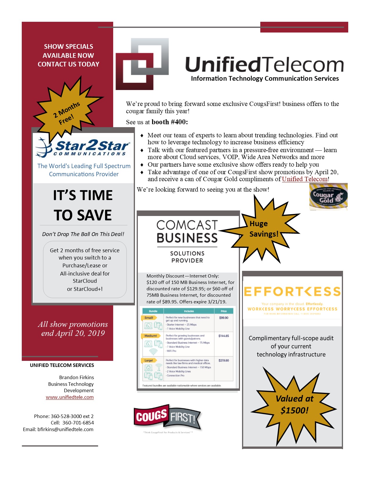 CougsFirst! Promotions 2019